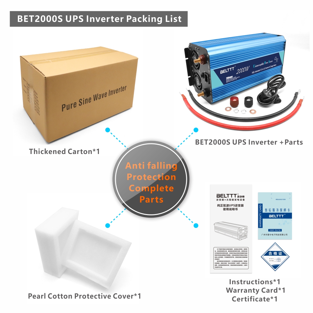 BELTTT 2000W ups inverter